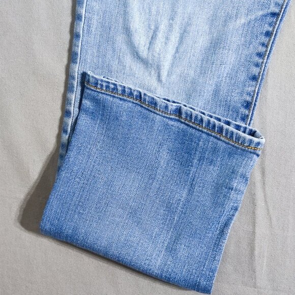 Lauren Ralph Lauren jeans women's size 10? (32) hard washed denim blue straight - Picture 9 of 15